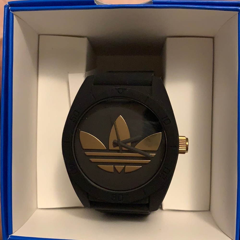 COPY - Adidas watch SANTIAGO black silicone **New**